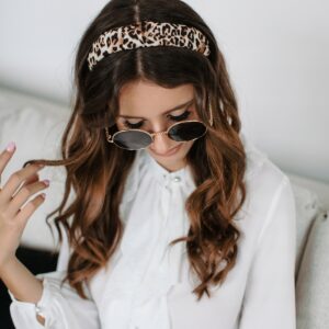 🐆 Opaska do włosów w cętki